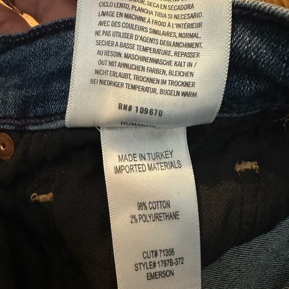 Citizens of Humanity Emerson Slim Boyfriend 27" In Long Weekend. Waist 28. - Picture 9 of 15